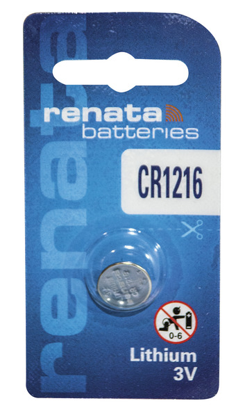 CR1216 R1 PILA AL LITIO RENATA