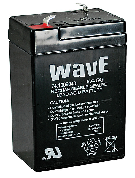 BATT. AL PIOMBO 6V 4,5Ah WAVE BATT. AL PIOMBO 6V 4,5Ah WAVE