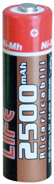 BATTERIA NI-MH AA    2500mAh S.L. LIFE BULK