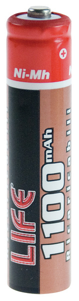 BATTERIA NI-MH AAA 1100mAh BL.2 LIFE PREZZO PER BLISTER BATTERIA NI-MH AAA 1100mAh BL.2 LIFE PREZZO PER BLISTER
