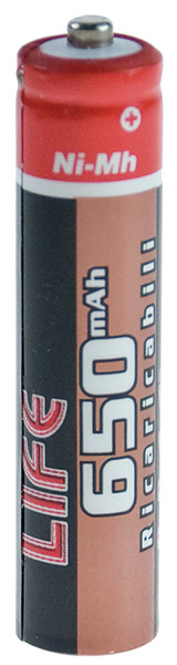 BATTERIA NI-MH AAA    650mAh BL.2 LIFE PREZZO PER BLISTER