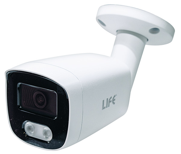 Telecamera Bullet IP PoE 5Mpx H265+, IP67, L. 3.6mm, microfono, 2 Ledx42µ, CMOS 1/2.8 SonyStarvis Telecamera Bullet IP PoE 5Mpx H265+, IP67, L. 3.6mm, microfono, 2 Ledx42µ, CMOS 1/2.8 SonyStarvis