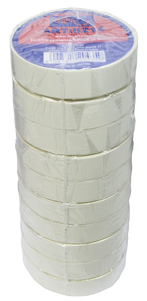 Nastro Isolante 0,13x19mm 25m BIANCO Made in Taiwan