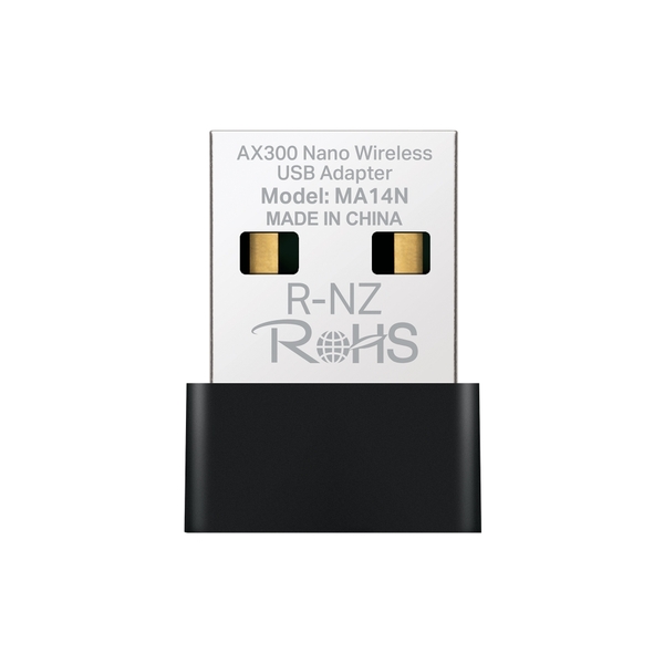 Adattatore Usb Wireless MA14N AX300, 287MBPS, WI-FI 6, ANTENNA INTERNA, MERCUSYS Adattatore Usb Wireless MA14N AX300, 287MBPS, WI-FI 6, ANTENNA INTERNA, MERCUSYS