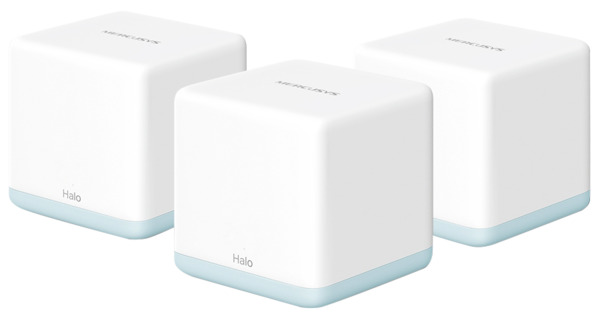 Mesh Wireless System Halo H30 3 Pack 1200 Mbps, 2x10/100Mbps LAN, copertura fino a 320mq, MERCUSYS Mesh Wireless System Halo H30 3 Pack 1200 Mbps, 2x10/100Mbps LAN, copertura fino a 320mq, MERCUSYS