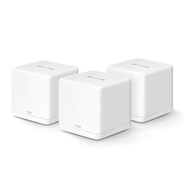 Mesh Wireless System AX1500 HALO H60X 3-Pack 1501 Mbps, Wi-Fi 6 (DUAL-BAND 2.4GHz, 5GHz), copertura fino a 550mq, MERCUSYS