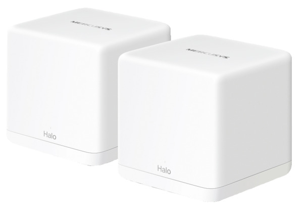 Mesh Wireless System AX1500 HALO H60X 2-Pack 1501 Mbps, Wi-Fi 6 (DUAL-BAND 2.4GHz, 5GHz), copertura fino a 350mq,MERCUSYS