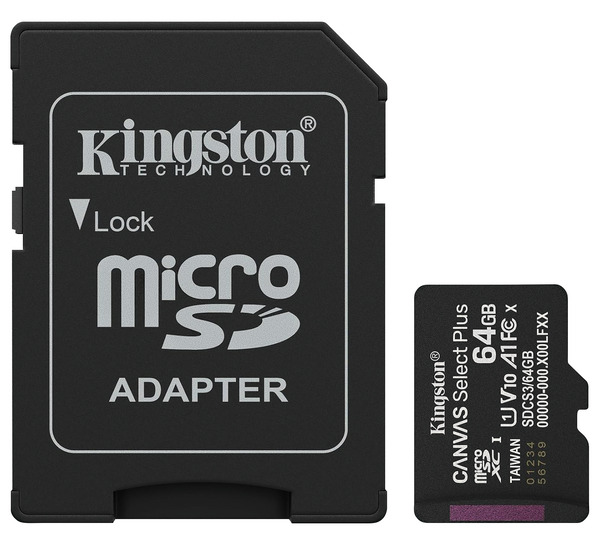 MICRO SD CARD 64GB (T-FLASH) CLASS 10 GEN 3 KINGSTON MICRO SD CARD 64GB (T-FLASH) CLASS 10 GEN 3 KINGSTON
